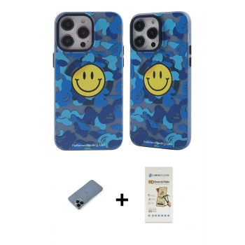 MARSİLYAN™- iPhone 12 Pro Max Kılıf Nova Doku Koleksiyonu - Siyah Mat Seramik Nano Ekran Koruyucu + Shine Kamera Lens Koruma Cam - SH