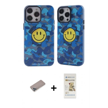 MARSİLYAN™- iPhone 12 Pro Max Kılıf Nova Doku Koleksiyonu - Siyah Mat Seramik Nano Ekran Koruyucu + Shine Kamera Lens Koruma Cam - SABE