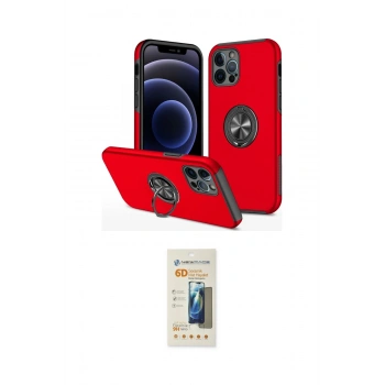 MARSİLYAN™- iPhone 12 Pro Max Kılıf Odak Form Prime - Siyah 6D Mat Seramik Hayalet Nano Ekran Koruyucu