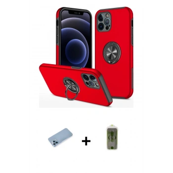 MARSİLYAN™- iPhone 12 Pro Max Kılıf Odak Form Prime - Siyah Joko Magic 5D Hayalet Cam + Shine Kamera Lens Koruma Cam - MI