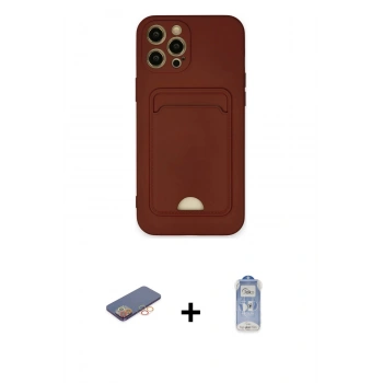 MARSİLYAN™- iPhone 12 Pro Max Kılıf Vadi Çizgi Prime - Siyah Joko Magic 5D Cam + Renkli Kamera Lens Koruma Cam - TU