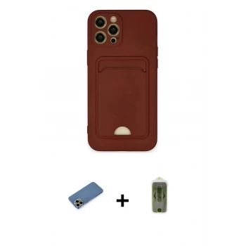 MARSİLYAN™- iPhone 12 Pro Max Kılıf Vadi Çizgi Prime - Siyah Joko Magic 5D Hayalet Cam + Shine Kamera Lens Koruma Cam - GD