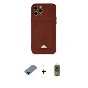 MARSİLYAN™- iPhone 12 Pro Max Kılıf Vadi Çizgi Prime - Siyah Joko Magic 5D Hayalet Cam + Metal Kamera Lens Koruma Cam - KI