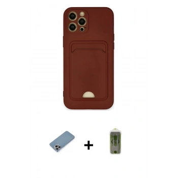 MARSİLYAN™- iPhone 12 Pro Max Kılıf Vadi Çizgi Prime - Siyah Joko Magic 5D Hayalet Cam + Shine Kamera Lens Koruma Cam - GI