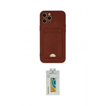 MARSİLYAN™- iPhone 12 Pro Max Kılıf Vadi Çizgi Prime - Siyah Polymer Nano Ekran Koruyucu