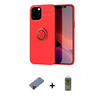 MARSİLYAN™- iPhone 12 Pro Max Kılıf Yankı Form Prime - Siyah Joko Magic 5D Hayalet Cam + Shine Kamera Lens Koruma Cam - SH