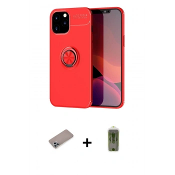 MARSİLYAN™- iPhone 12 Pro Max Kılıf Yankı Form Prime - Siyah Joko Magic 5D Hayalet Cam + Shine Kamera Lens Koruma Cam - SABE