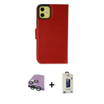 MARSİLYAN™- iPhone 13 Mini Kılıf Siluet Işık Serisi - Siyah Bilvis Hayalet Cam Ekran Koruyucu + Raze Metal Kamera Lens - YL