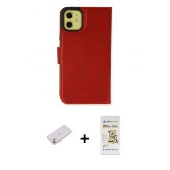 MARSİLYAN™- iPhone 13 Mini Kılıf Siluet Işık Serisi - Siyah Mat Seramik Nano Ekran Koruyucu + Renkli Kamera Lens Koruma Cam - TU