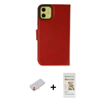MARSİLYAN™- iPhone 13 Mini Kılıf Siluet Işık Serisi - Siyah Mat Seramik Nano Ekran Koruyucu + Renkli Kamera Lens Koruma Cam - SI