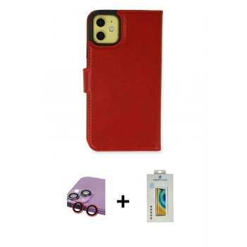 MARSİLYAN™- iPhone 13 Mini Kılıf Siluet Işık Serisi - Siyah Polymer Nano Ekran Koruyucu + Raze Metal Kamera Lens - KI