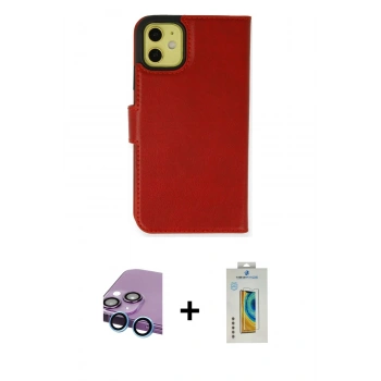 MARSİLYAN™- iPhone 13 Mini Kılıf Siluet Işık Serisi - Siyah Polymer Nano Ekran Koruyucu + Raze Metal Kamera Lens - MI