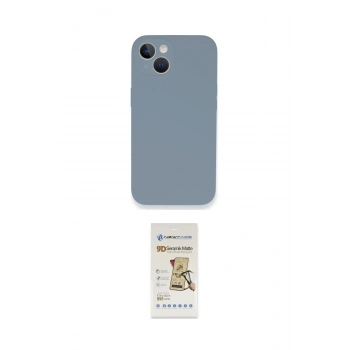 MARSİLYAN™- iPhone 13 Mini Kılıf Zirve Modern Özel Seri - Siyah Mat Seramik Nano Ekran Koruyucu