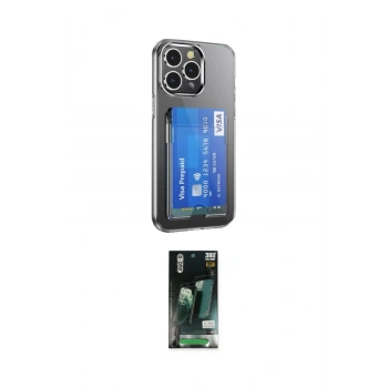 MARSİLYAN™- iPhone 13 Pro Kılıf Doruk Klasik Koleksiyonu - Şeffaf 360 Full Body Arka Koruyucu