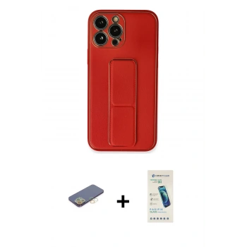 MARSİLYAN™- iPhone 13 Pro Max Kılıf Akış Doku - Şeffaf Pasifik Cam Ekran Koruyucu + Renkli Kamera Lens Koruma Cam - SI