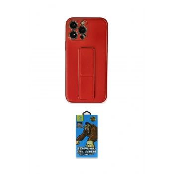 MARSİLYAN™- iPhone 13 Pro Max Kılıf Akış Doku - Siyah 18D Cam Ekran Koruyucu