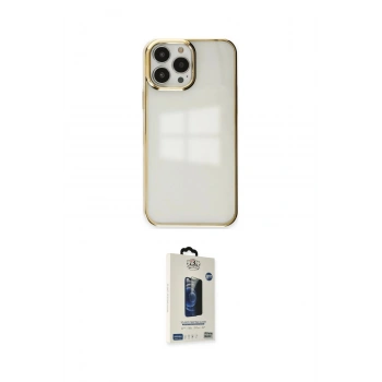 MARSİLYAN™- iPhone 13 Pro Max Kılıf Doruk Doku Prime - Siyah Bilvis Hayalet Cam Ekran Koruyucu