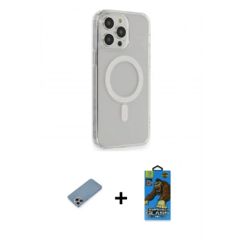 MARSİLYAN™- iPhone 13 Pro Max Kılıf Pusula Çizgi Koleksiyonu - Siyah 18D Cam Ekran Koruyucu + Shine Kamera Lens Koruma Cam - GI