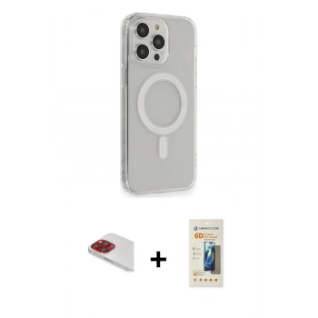 MARSİLYAN™- iPhone 13 Pro Max Kılıf Pusula Çizgi Koleksiyonu - Siyah 6D Mat Seramik Hayalet Nano Ekran Koruyucu + Pers Alüminyum Kamera Lens - KI