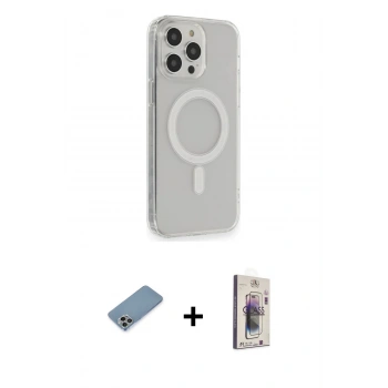 MARSİLYAN™- iPhone 13 Pro Max Kılıf Pusula Çizgi Koleksiyonu - Siyah Bilvis 3D Cam Ekran Koruyucu + Shine Kamera Lens Koruma Cam - GI