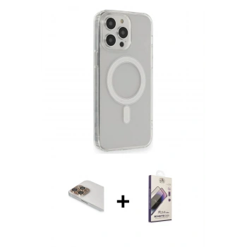 MARSİLYAN™- iPhone 13 Pro Max Kılıf Pusula Çizgi Koleksiyonu - Siyah Bilvis 3D Mat Cam Ekran Koruyucu + Pers Alüminyum Kamera Lens - GD