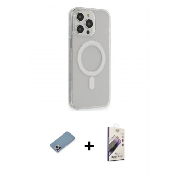 MARSİLYAN™- iPhone 13 Pro Max Kılıf Pusula Çizgi Koleksiyonu - Siyah Bilvis 3D Mat Cam Ekran Koruyucu + Shine Kamera Lens Koruma Cam - GI