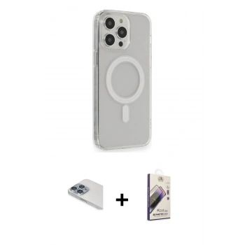 MARSİLYAN™- iPhone 13 Pro Max Kılıf Pusula Çizgi Koleksiyonu - Siyah Bilvis 3D Mat Cam Ekran Koruyucu + Pers Alüminyum Kamera Lens - SABE