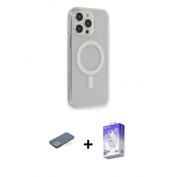 MARSİLYAN™- iPhone 13 Pro Max Kılıf Pusula Çizgi Koleksiyonu - Siyah Bilvis 5in1 3D Magic Cam Ekran Koruyucu + Renkli Kamera Lens Koruma Cam - YL