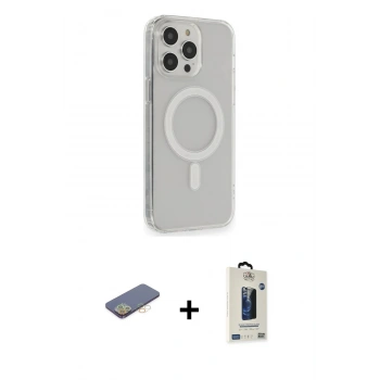 MARSİLYAN™- iPhone 13 Pro Max Kılıf Pusula Çizgi Koleksiyonu - Siyah Bilvis Hayalet Cam Ekran Koruyucu + Renkli Kamera Lens Koruma Cam - SI