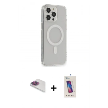 MARSİLYAN™- iPhone 13 Pro Max Kılıf Pusula Çizgi Koleksiyonu - Siyah Joko 5D Cam + Pers Alüminyum Kamera Lens - GI