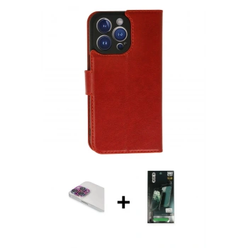 MARSİLYAN™- iPhone 13 Pro Max Kılıf Siluet Işık Serisi - Şeffaf 360 Full Body Arka Koruyucu + Pers Alüminyum Kamera Lens - GI