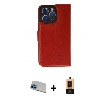 MARSİLYAN™- iPhone 13 Pro Max Kılıf Siluet Işık Serisi - Şeffaf Maxco Cam Ekran Koruyucu + Rainbow Kamera Lens Koruma Cam - MI