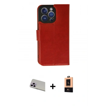 MARSİLYAN™- iPhone 13 Pro Max Kılıf Siluet Işık Serisi - Şeffaf Maxco Cam Ekran Koruyucu + Rainbow Kamera Lens Koruma Cam - MR