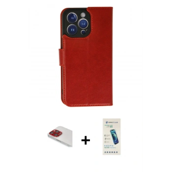 MARSİLYAN™- iPhone 13 Pro Max Kılıf Siluet Işık Serisi - Şeffaf Pasifik Cam Ekran Koruyucu + Pers Alüminyum Kamera Lens - KI