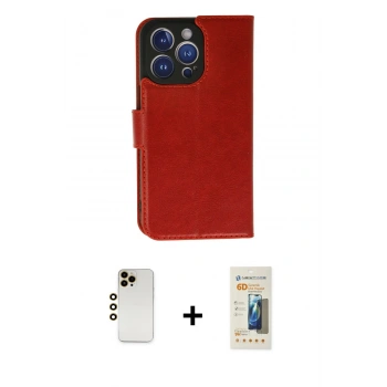 MARSİLYAN™- iPhone 13 Pro Max Kılıf Siluet Işık Serisi - Siyah 6D Mat Seramik Hayalet Nano Ekran Koruyucu + Shine Kamera Lens - GD