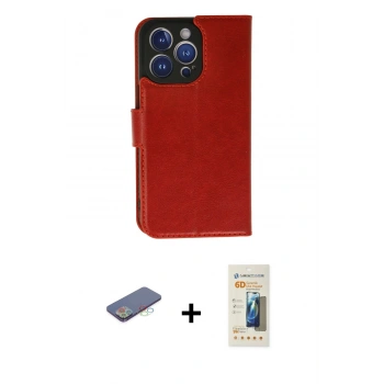 MARSİLYAN™- iPhone 13 Pro Max Kılıf Siluet Işık Serisi - Siyah 6D Mat Seramik Hayalet Nano Ekran Koruyucu + Renkli Kamera Lens Koruma Cam - MI
