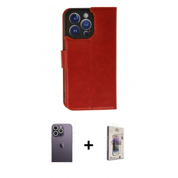 MARSİLYAN™- iPhone 13 Pro Max Kılıf Siluet Işık Serisi - Siyah Bilvis 3D Cam Ekran Koruyucu + Neon Fosforlu Kamera Lens - BZ