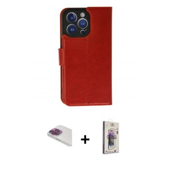 MARSİLYAN™- iPhone 13 Pro Max Kılıf Siluet Işık Serisi - Siyah Bilvis 3D Cam Ekran Koruyucu + Pers Alüminyum Kamera Lens - GI