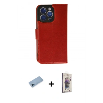 MARSİLYAN™- iPhone 13 Pro Max Kılıf Siluet Işık Serisi - Siyah Bilvis 3D Cam Ekran Koruyucu + Shine Kamera Lens Koruma Cam - MI