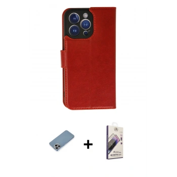 MARSİLYAN™- iPhone 13 Pro Max Kılıf Siluet Işık Serisi - Siyah Bilvis 3D Mat Cam Ekran Koruyucu + Shine Kamera Lens Koruma Cam - GI