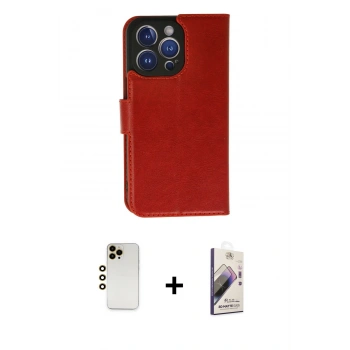 MARSİLYAN™- iPhone 13 Pro Max Kılıf Siluet Işık Serisi - Siyah Bilvis 3D Mat Cam Ekran Koruyucu + Shine Kamera Lens - GD