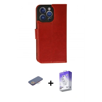 MARSİLYAN™- iPhone 13 Pro Max Kılıf Siluet Işık Serisi - Siyah Bilvis 5in1 3D Magic Cam Ekran Koruyucu + Renkli Kamera Lens Koruma Cam - PE