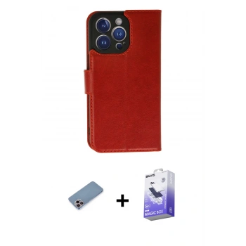 MARSİLYAN™- iPhone 13 Pro Max Kılıf Siluet Işık Serisi - Siyah Bilvis 5in1 5D Magic Hayalet Cam Ekran Koruyucu + Shine Kamera Lens Koruma Cam - PE