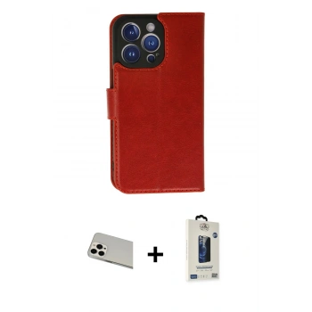 MARSİLYAN™- iPhone 13 Pro Max Kılıf Siluet Işık Serisi - Siyah Bilvis Hayalet Cam Ekran Koruyucu + Rainbow Kamera Lens Koruma Cam - BZ