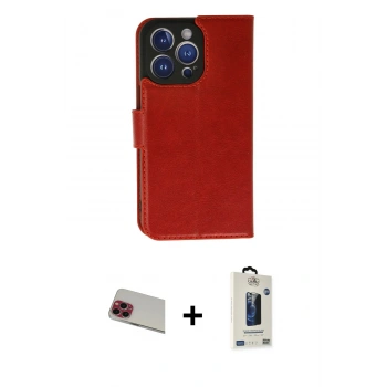MARSİLYAN™- iPhone 13 Pro Max Kılıf Siluet Işık Serisi - Siyah Bilvis Hayalet Cam Ekran Koruyucu + Rainbow Kamera Lens Koruma Cam - KI