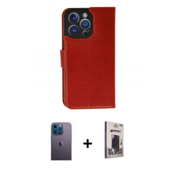 MARSİLYAN™- iPhone 13 Pro Max Kılıf Siluet Işık Serisi - Siyah Bilvis Hayalet Cam Ekran Koruyucu + Neon Fosforlu Kamera Lens - MI