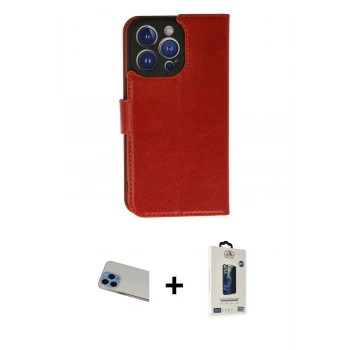 MARSİLYAN™- iPhone 13 Pro Max Kılıf Siluet Işık Serisi - Siyah Bilvis Hayalet Cam Ekran Koruyucu + Rainbow Kamera Lens Koruma Cam - MI
