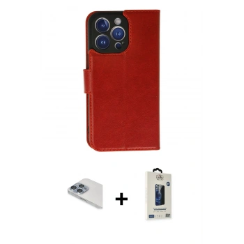 MARSİLYAN™- iPhone 13 Pro Max Kılıf Siluet Işık Serisi - Siyah Bilvis Hayalet Cam Ekran Koruyucu + Pers Alüminyum Kamera Lens - SABE