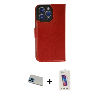 MARSİLYAN™- iPhone 13 Pro Max Kılıf Siluet Işık Serisi - Siyah Joko 5D Cam + Rainbow Kamera Lens Koruma Cam - MI