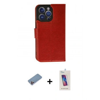 MARSİLYAN™- iPhone 13 Pro Max Kılıf Siluet Işık Serisi - Siyah Joko 5D Cam + Shine Kamera Lens Koruma Cam - PE